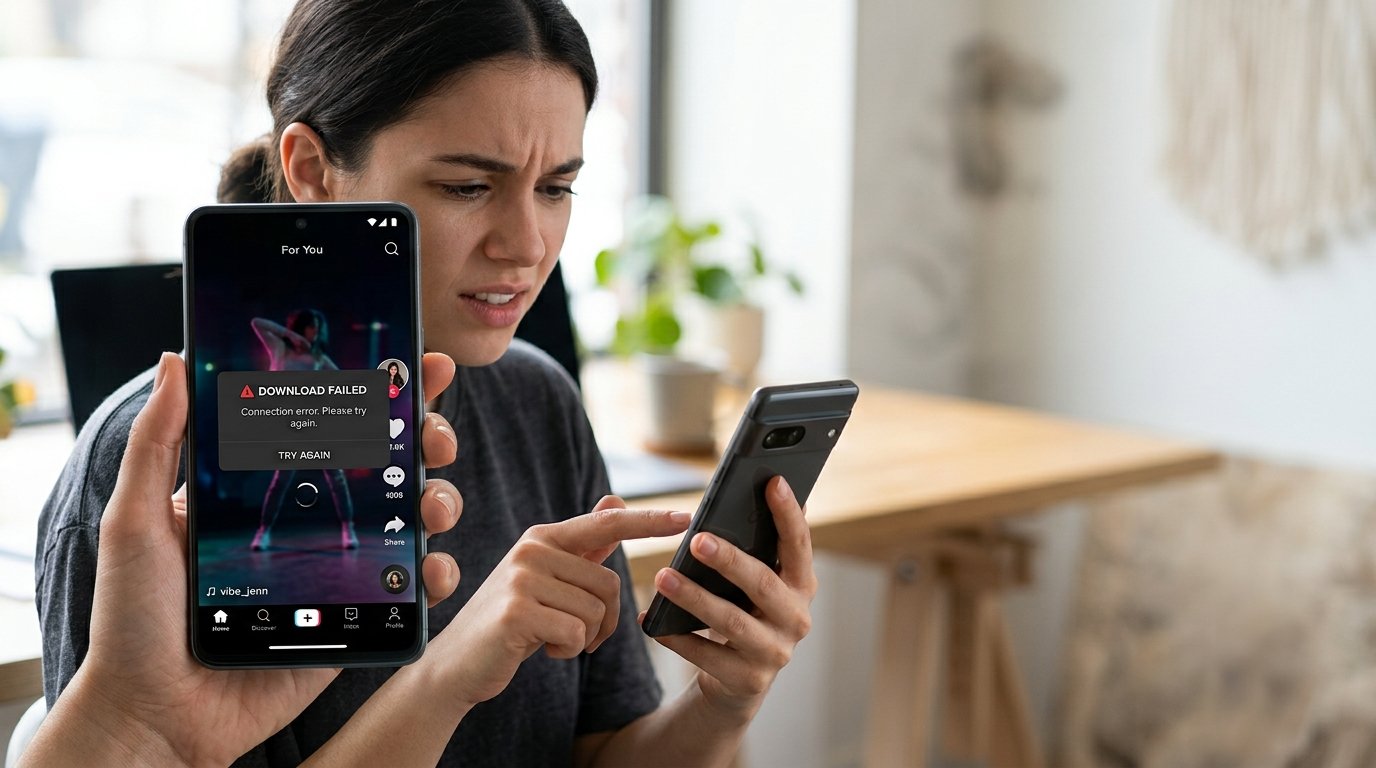 TikTok Video Not Downloading? 7 Easy Fixes (2026 Guide)